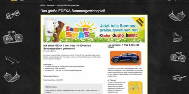 Auto Gewinnspiel - EDEKA Sommergewinnspiel! - dabeisein.de