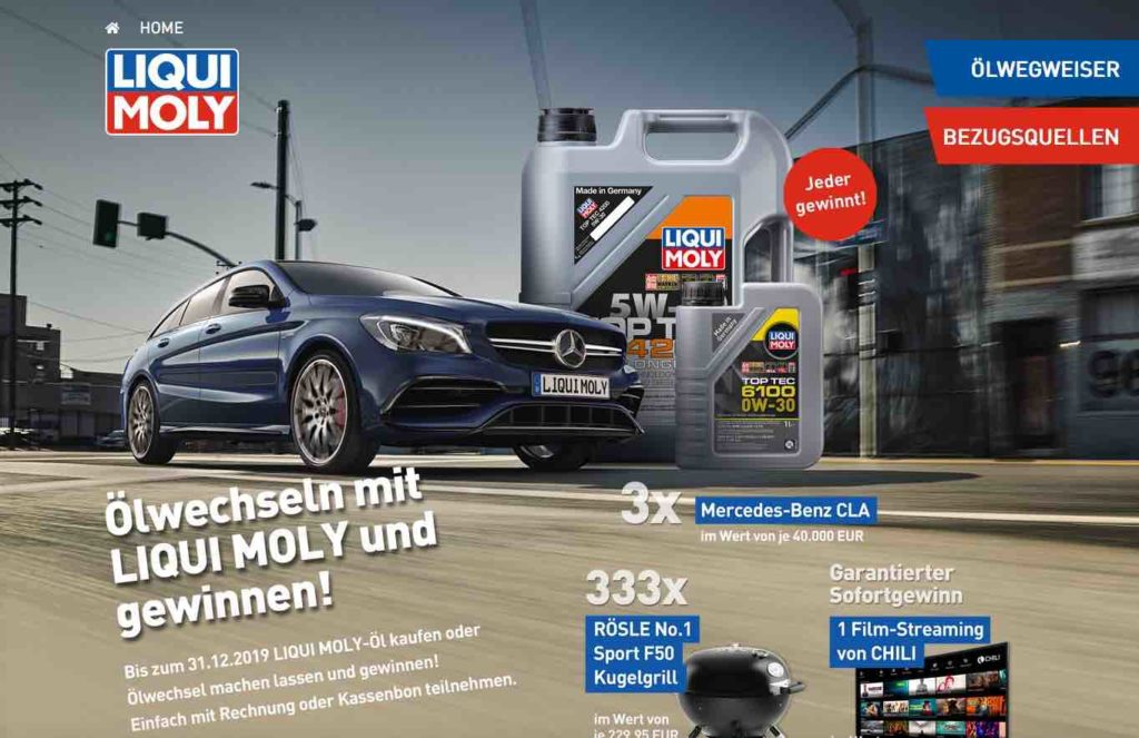 Mercedes Gewinnen Liqui Moly Gewinnspiel Dabeisein De