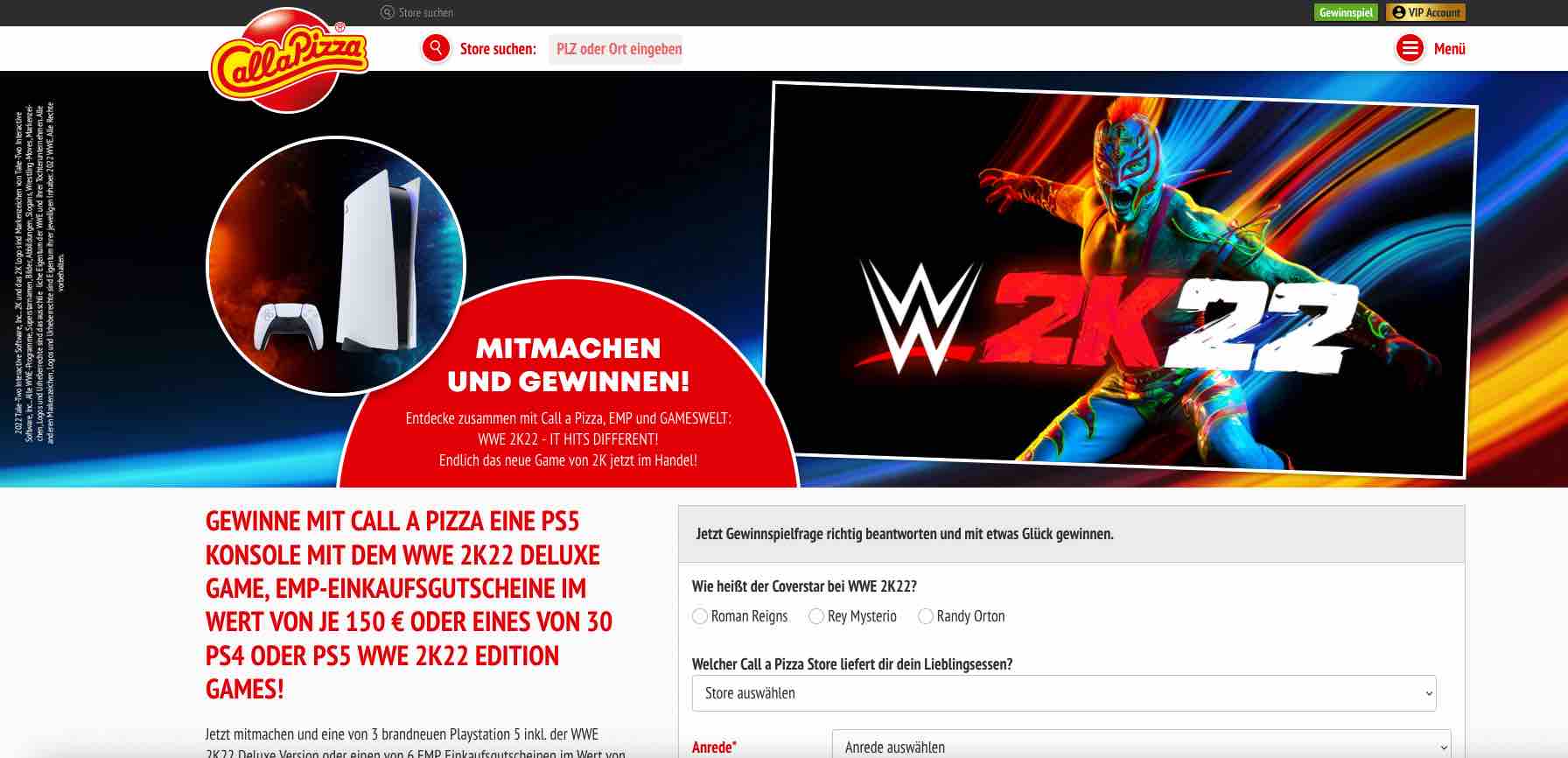 callapizza playstation5 gewinnspiel