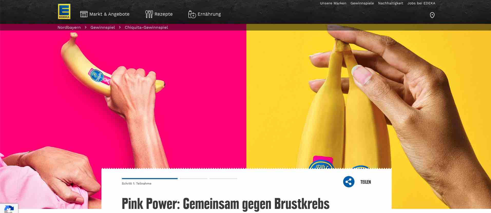 edeka pink power gewinnspiel