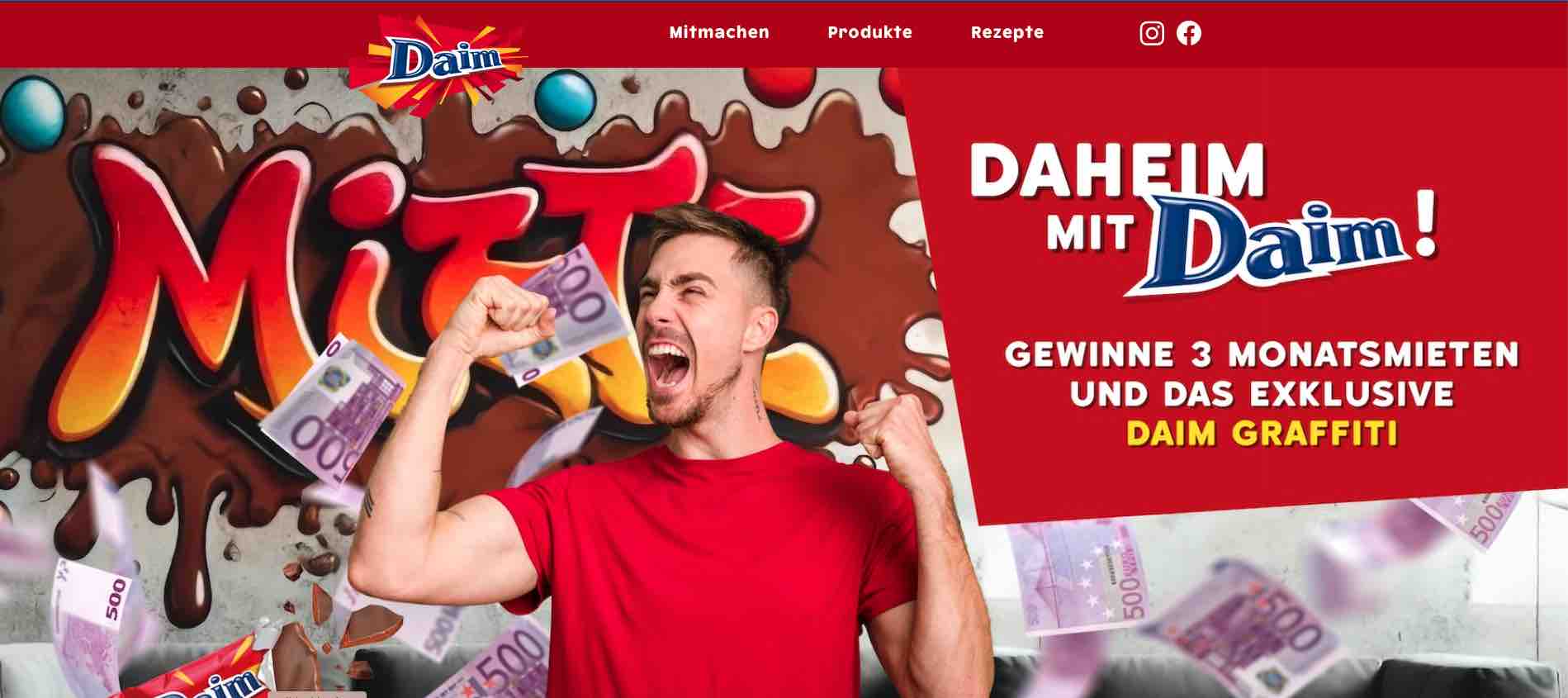 DAIM Schokoladen Gewinnspiel