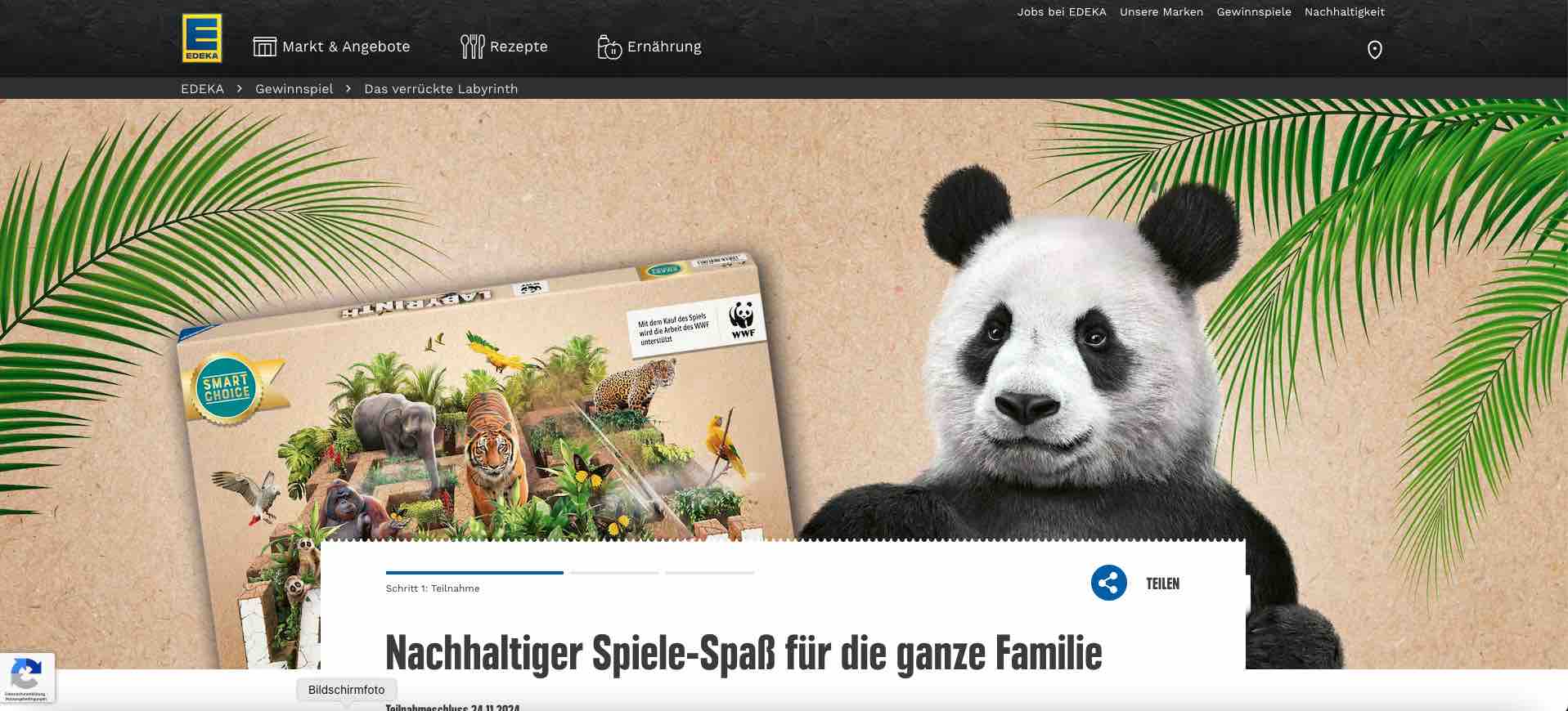 EDEKA WWF Gewinnspiel