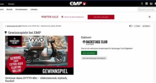 EMP Elektroroller Gewinnspiel